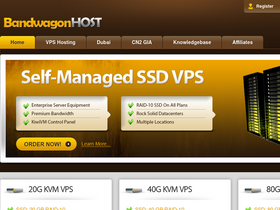 'bandwagonhost.com' screenshot