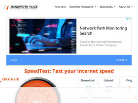 'bandwidthplace.com' screenshot