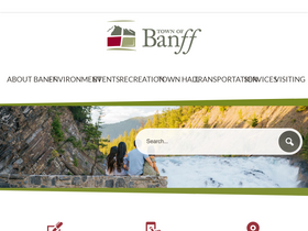 'banff.ca' screenshot