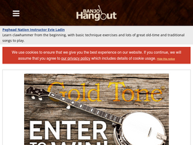 'banjohangout.org' screenshot