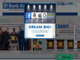 'bankasia-bd.com' screenshot