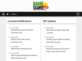 'bankexamstoday.com' screenshot