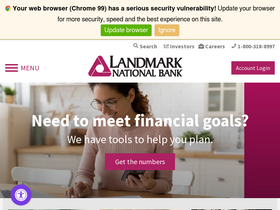 'banklandmark.com' screenshot