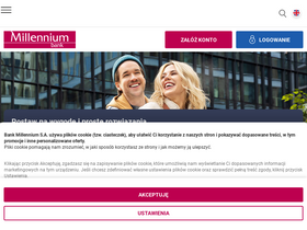 'bankmillennium.pl' screenshot
