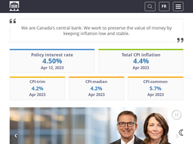 'bankofcanada.ca' screenshot