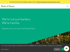 'bankofguam.com' screenshot