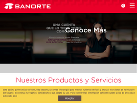 'banorte.com' screenshot