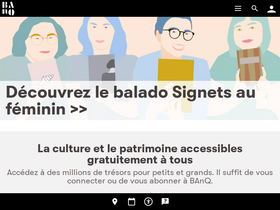'banq.qc.ca' screenshot
