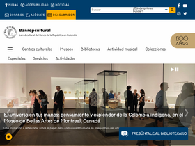 'banrepcultural.org' screenshot