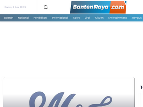 'bantenraya.com' screenshot