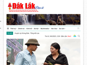 'baodaklak.vn' screenshot