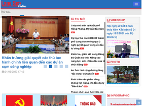 'baolangson.vn' screenshot