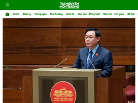 'baotainguyenmoitruong.vn' screenshot