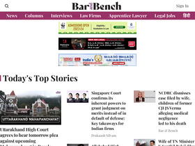 'barandbench.com' screenshot
