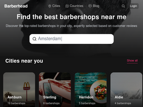 'barberhead.com' screenshot