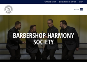 'barbershop.org' screenshot