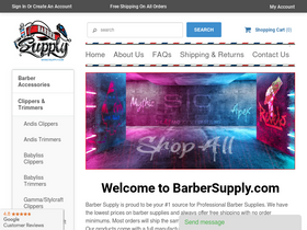 'barbersupply.com' screenshot