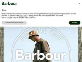 'barbour.com' screenshot