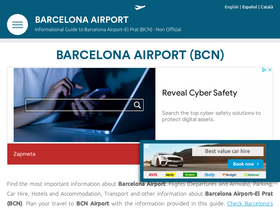 'barcelona-airport.com' screenshot