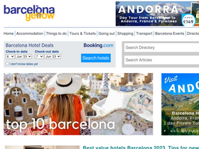 'barcelonayellow.com' screenshot