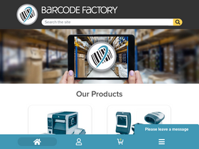 'barcodefactory.com' screenshot