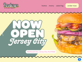 'bareburger.com' screenshot
