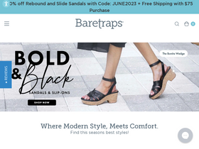 'baretraps.com' screenshot