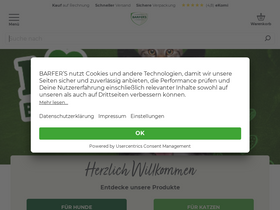 'barfers-wellfood.de' screenshot