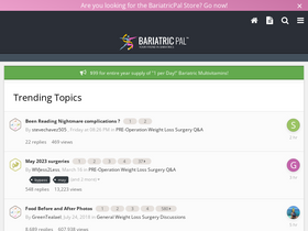 'bariatricpal.com' screenshot