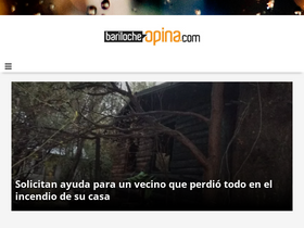 'barilocheopina.com' screenshot