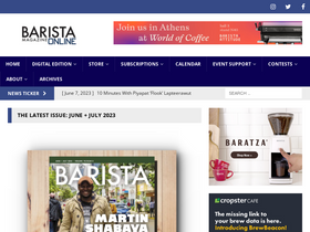 'baristamagazine.com' screenshot