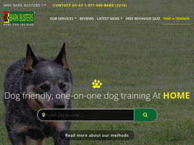 'barkbusters.com' screenshot