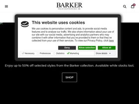 'barkershoes.com' screenshot