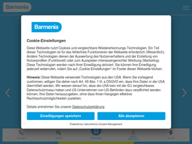 'barmenia.de' screenshot