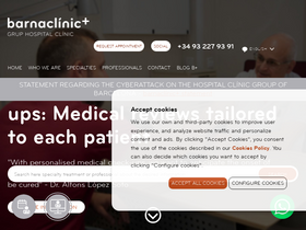 'barnaclinic.com' screenshot