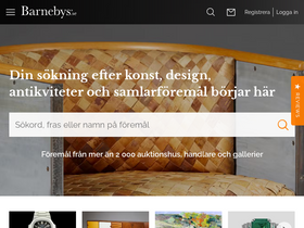 'barnebys.se' screenshot