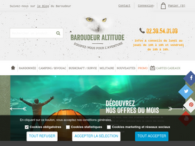 'baroudeur-altitude.fr' screenshot