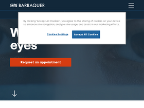 'barraquer.com' screenshot