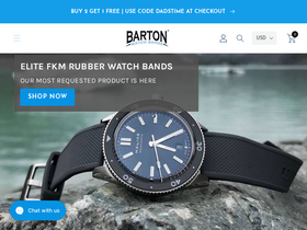 'bartonwatchbands.com' screenshot