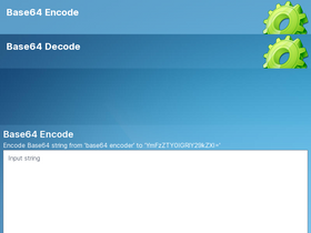 'base64encode.net' screenshot