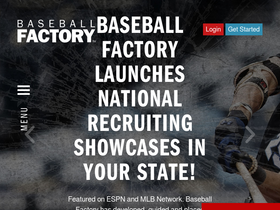 'baseballfactory.com' screenshot