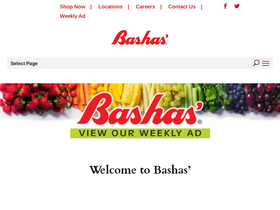 'bashas.com' screenshot