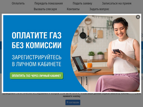 'bashgaz.ru' screenshot
