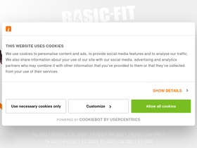 'basic-fit.com' screenshot