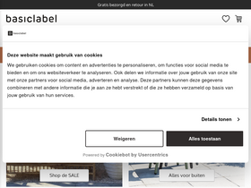 'basiclabel.nl' screenshot