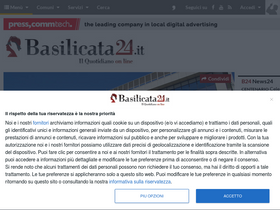 'basilicata24.it' screenshot