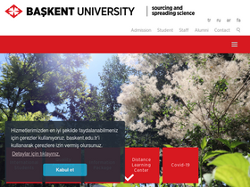 'baskent.edu.tr' screenshot
