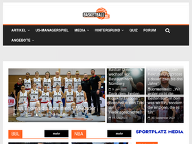 'basketball.de' screenshot