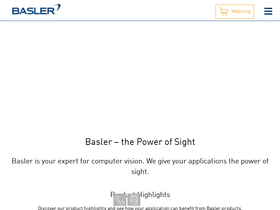 'baslerweb.com' screenshot