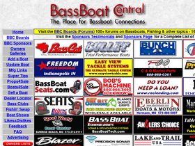 'bassboatcentral.com' screenshot